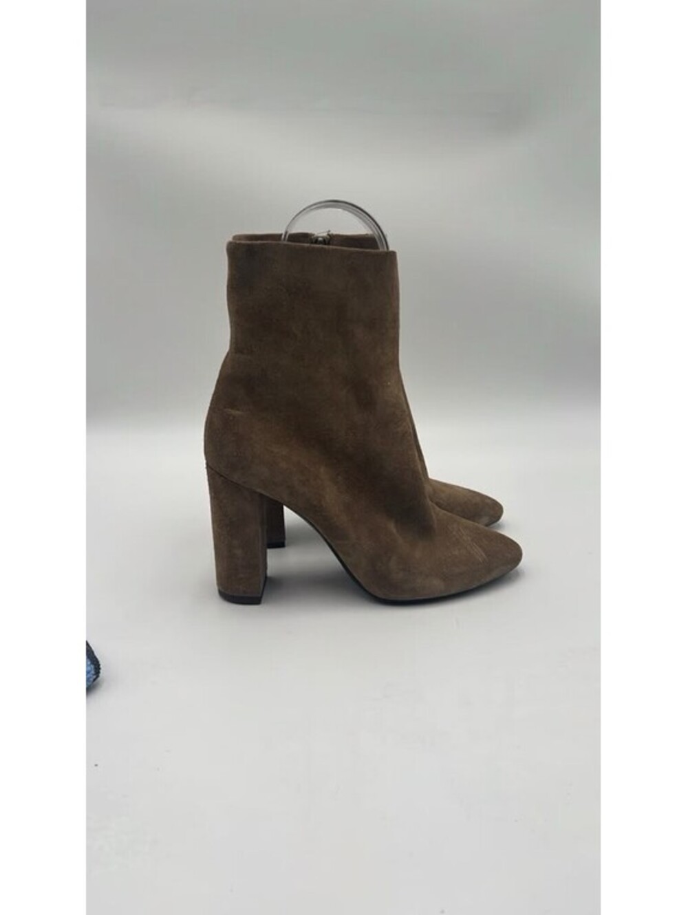 Women’s Saint Laurent  Loulou Brown Suede Ankle Boots Size 37.5
